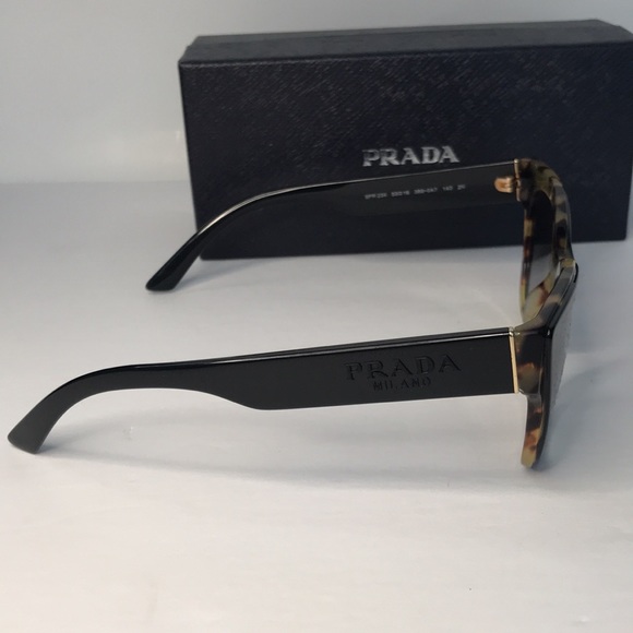 New - PRADA Acetate Cat Eye Sunglasses SPR 23X-F - Picture 6 of 15